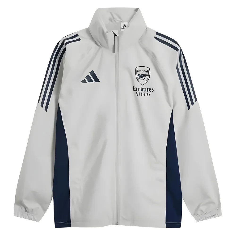 2025-2026 Arsenal Rain Jacket (Grey)_0