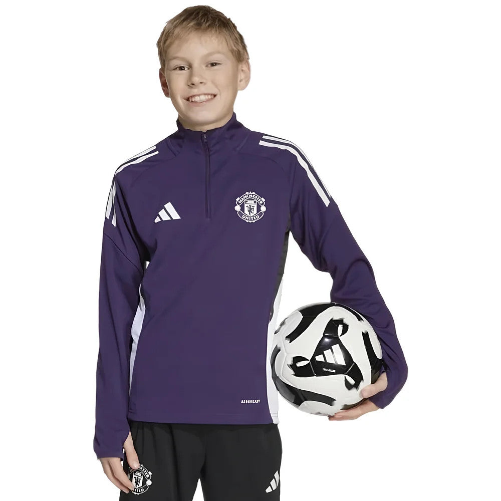 2025-2026 Man Utd Training Top (Aurora Plum) - Kids_0