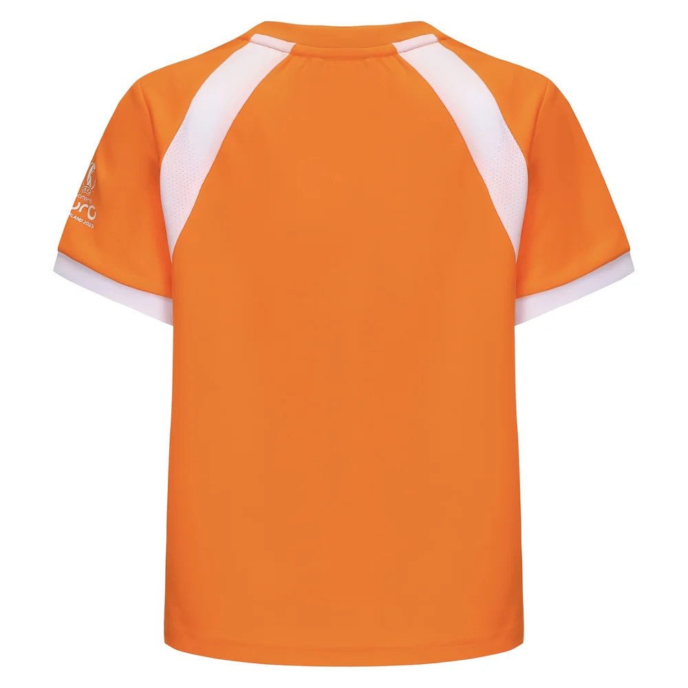 2025 Netherlands WEC Poly T-shirt (Orange) - Kids_1