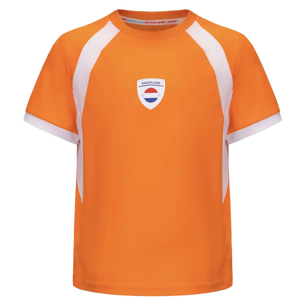 2025 Netherlands WEC Poly T-shirt (Orange) - Kids_0