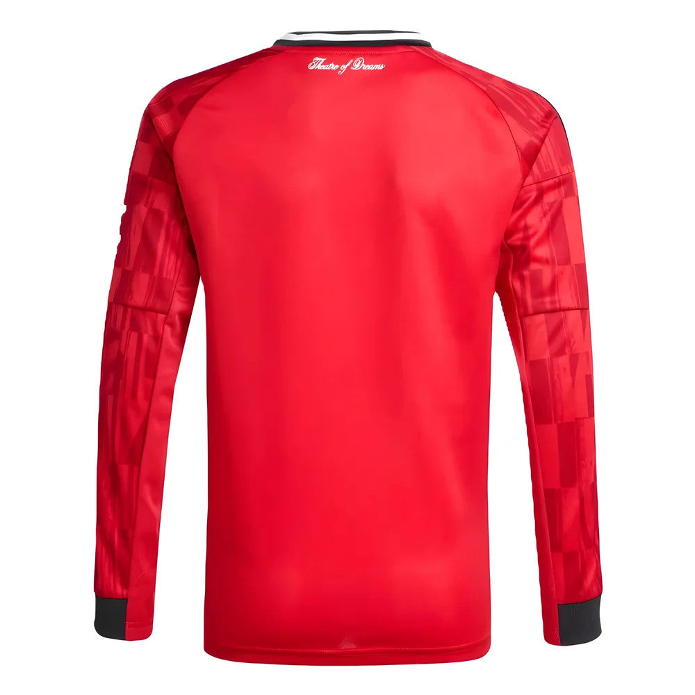 2025-2026 Man Utd Long Sleeve Home Shirt (Kids)_1