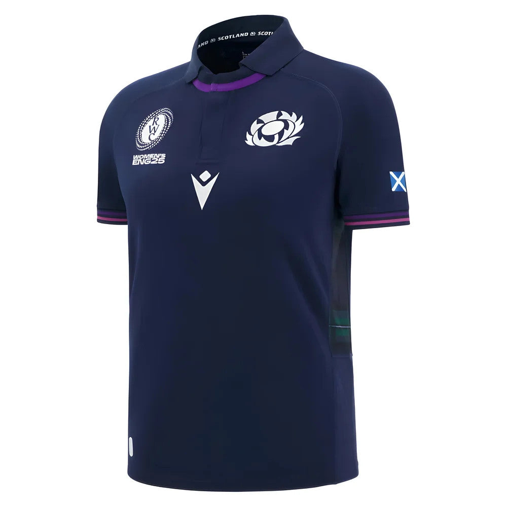 2025-2026 Scotland Home WRWC Poly Rugby Shirt (Kids)_0