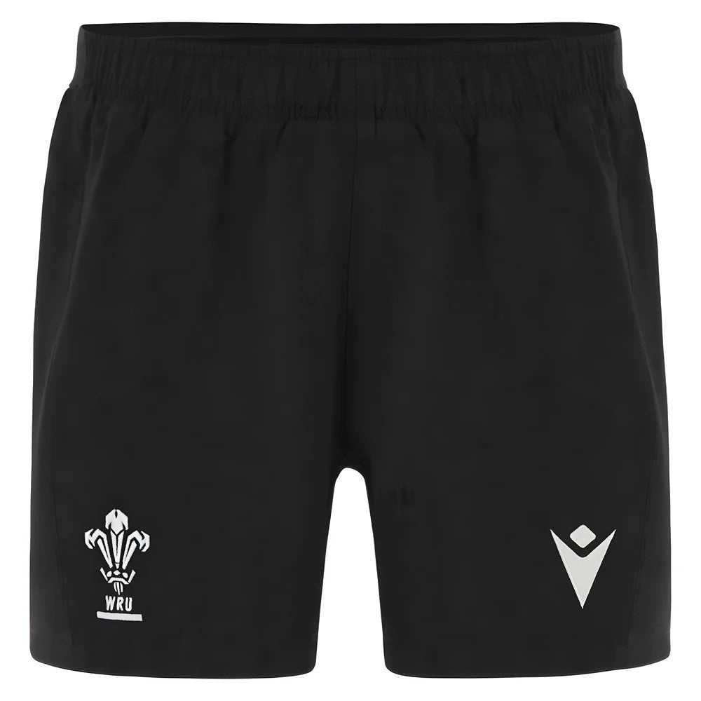 2025-2026 Wales Rugby Training Shorts (Black)_0