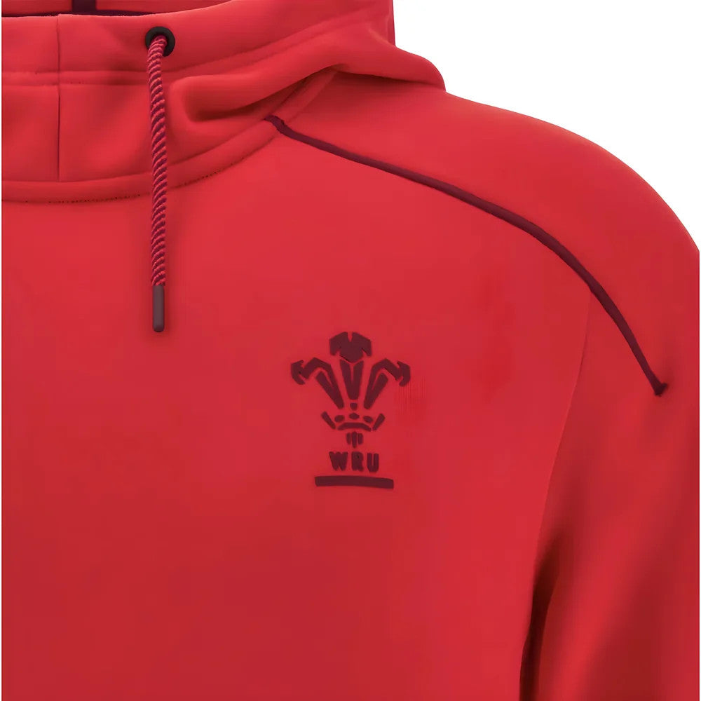 2025-2026 Wales WRU Ath Travel Player Hoody (Red)_2