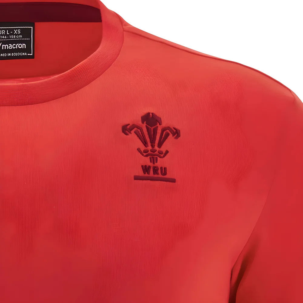 2025-2026 Wales WRU Travel Cotton Tee (Red) - Kids_1