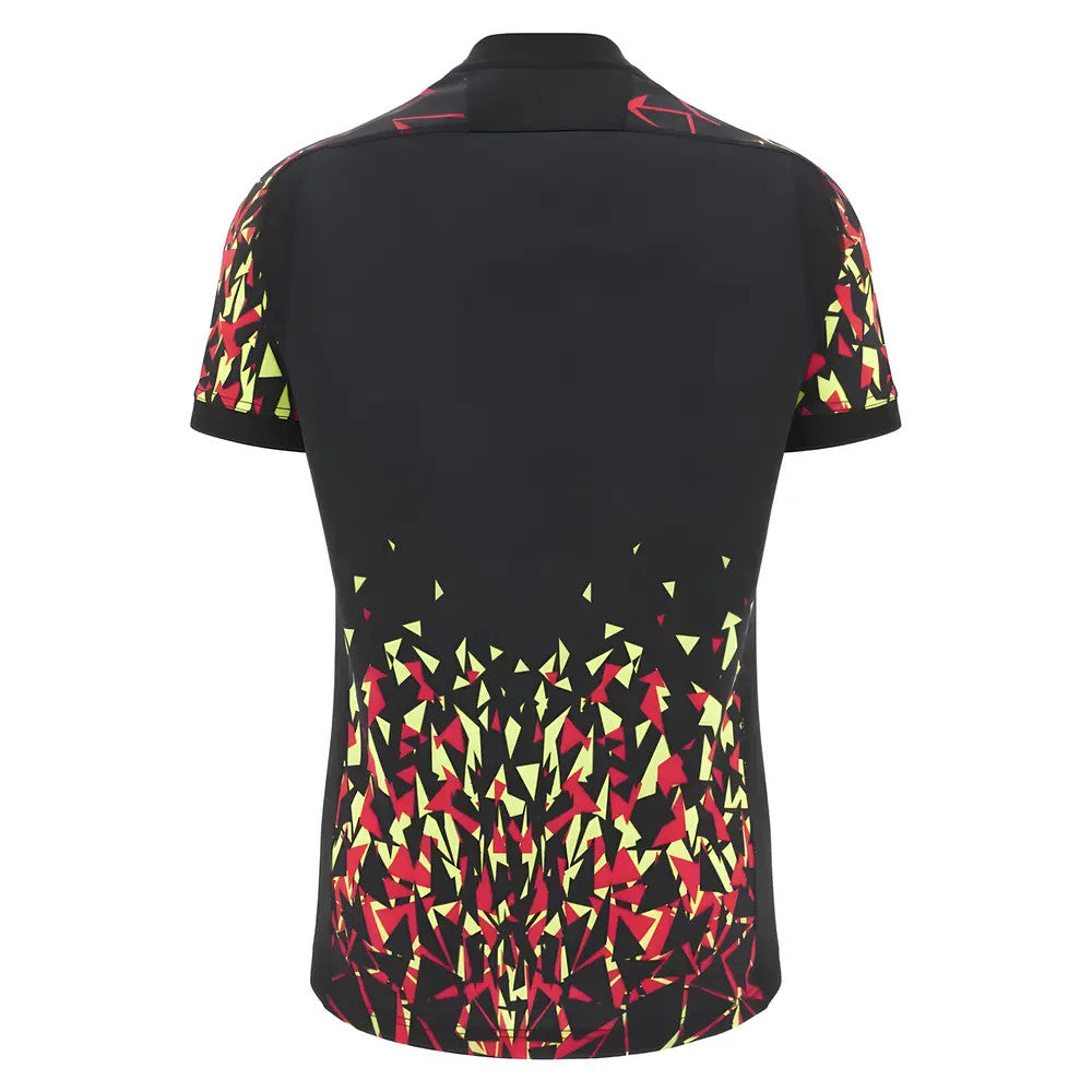 2025-2026 Wales WRU Rugby Training Jersey (Black)_2