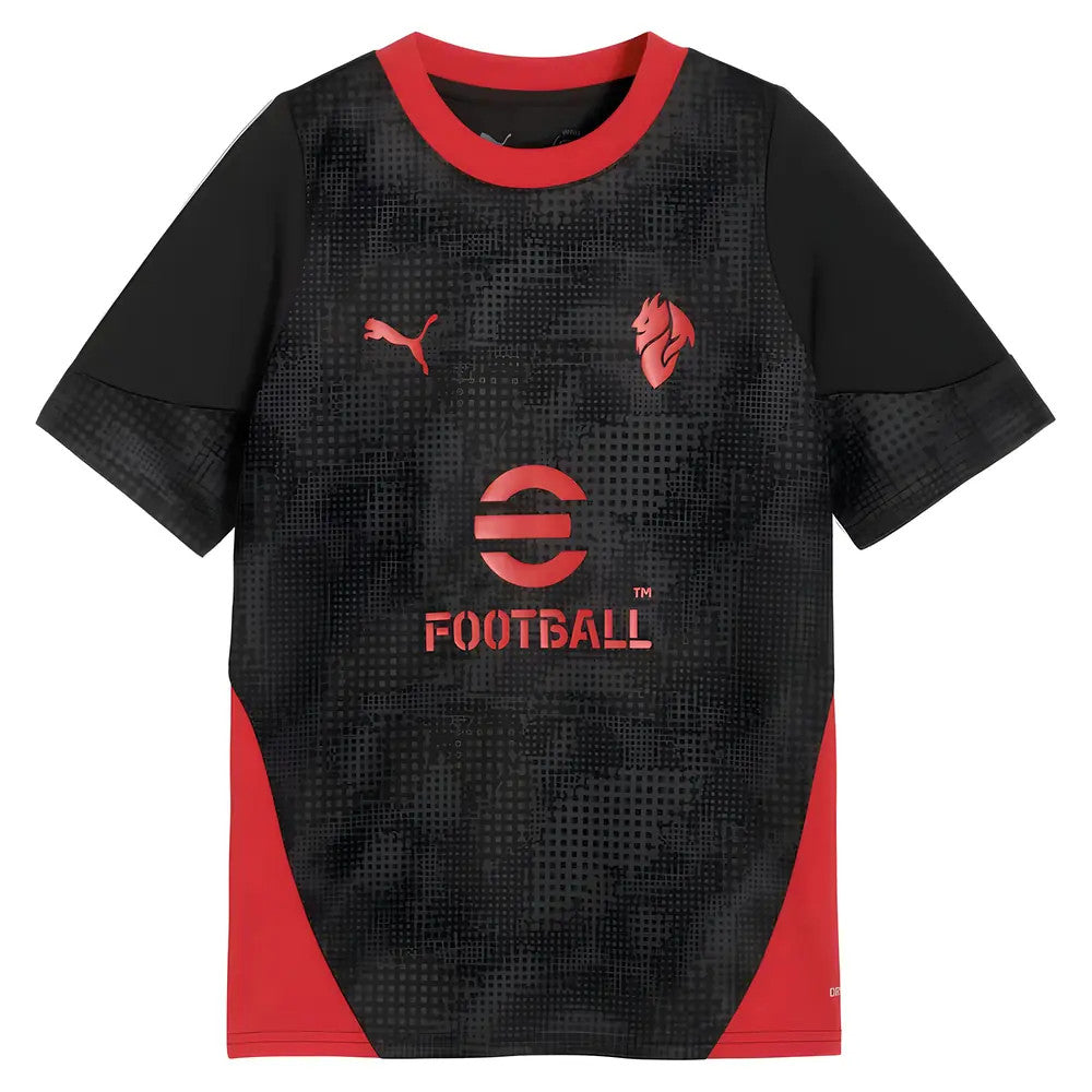 2025-2026 AC Milan Training Jersey (Black) - Kids_0