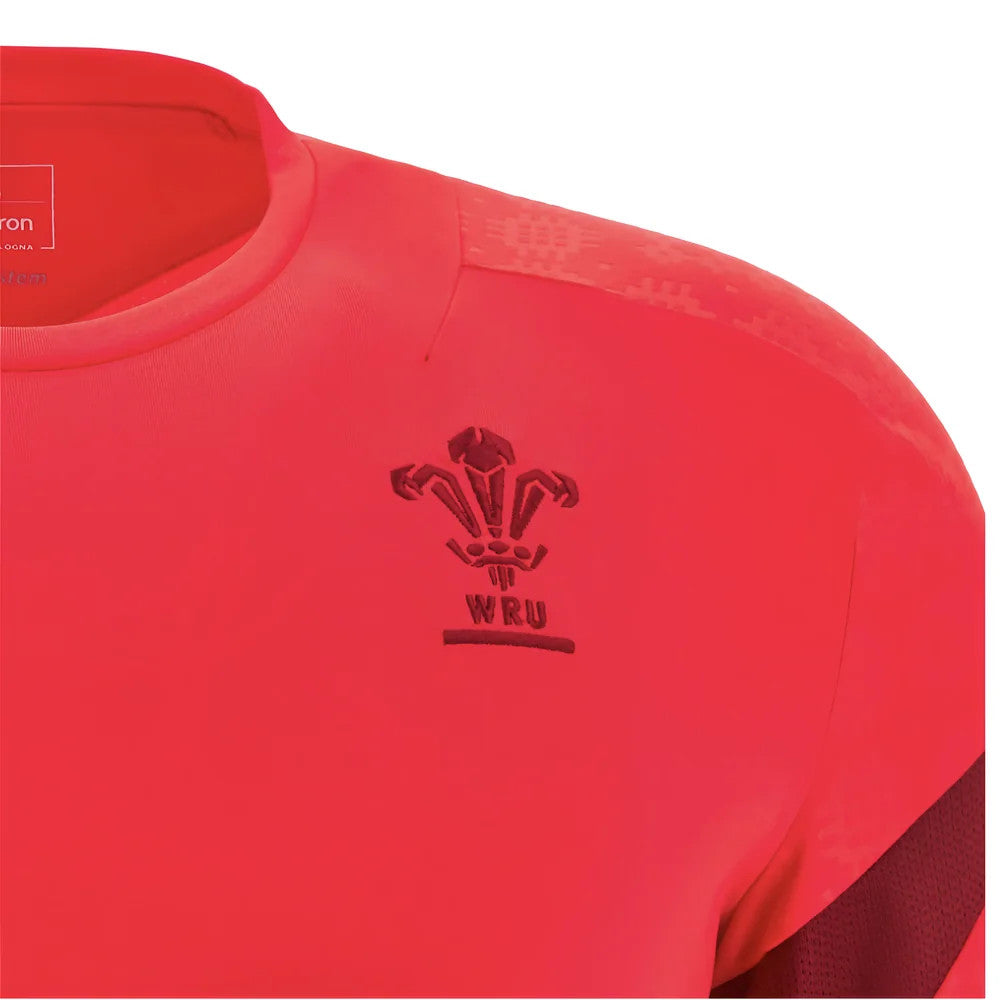 2025-2026 Wales WRU Rugby LS Player Training Shirt (Red)_1