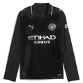 2025-2026 Man City Long Sleeve Away Shirt (Kids)_0