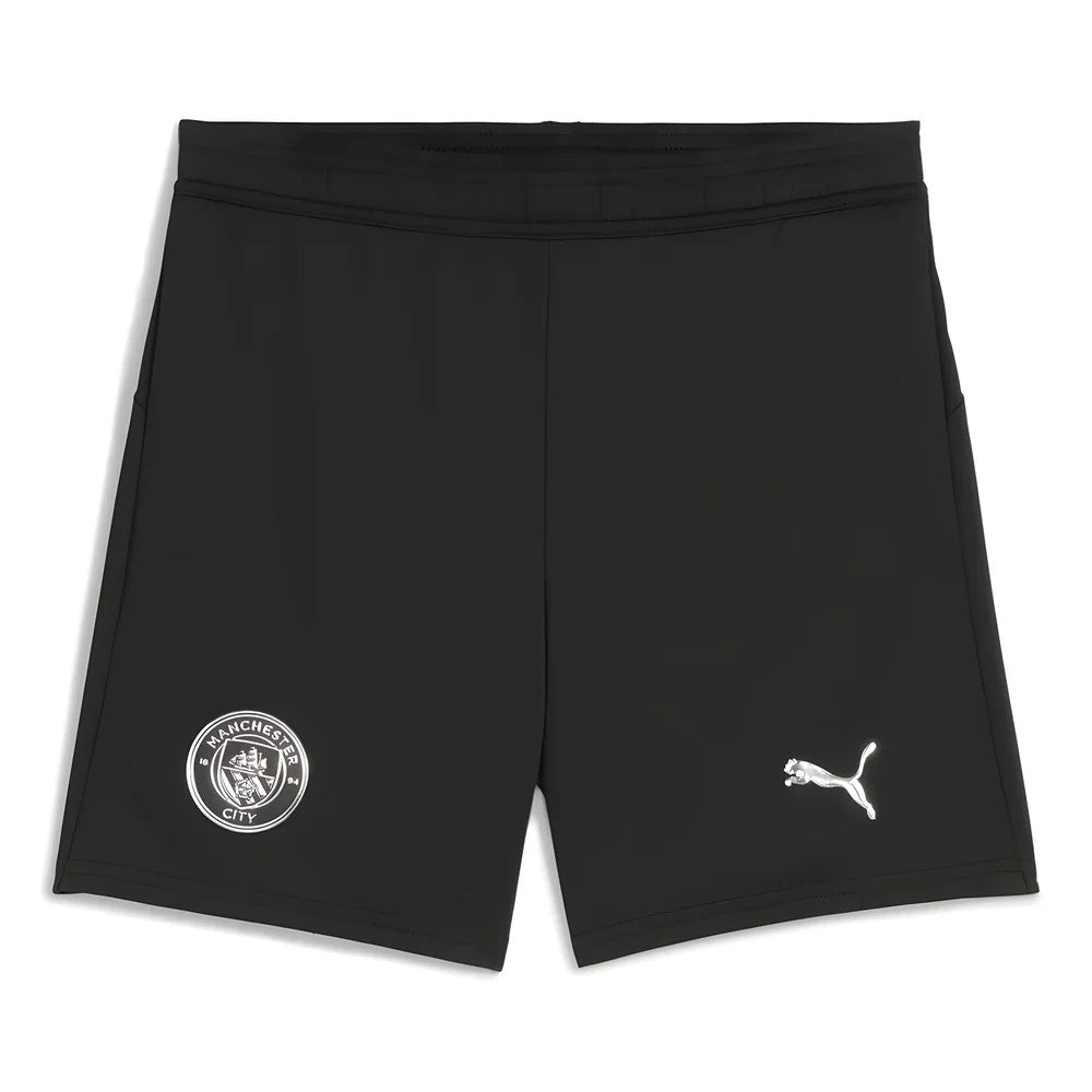 2025-2026 Man City Away Shorts (Black) - Kids_0
