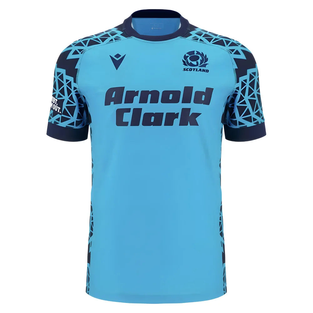 2025-2026 Scotland Rugby Training Jersey (Navy-Sky) - Kids_0