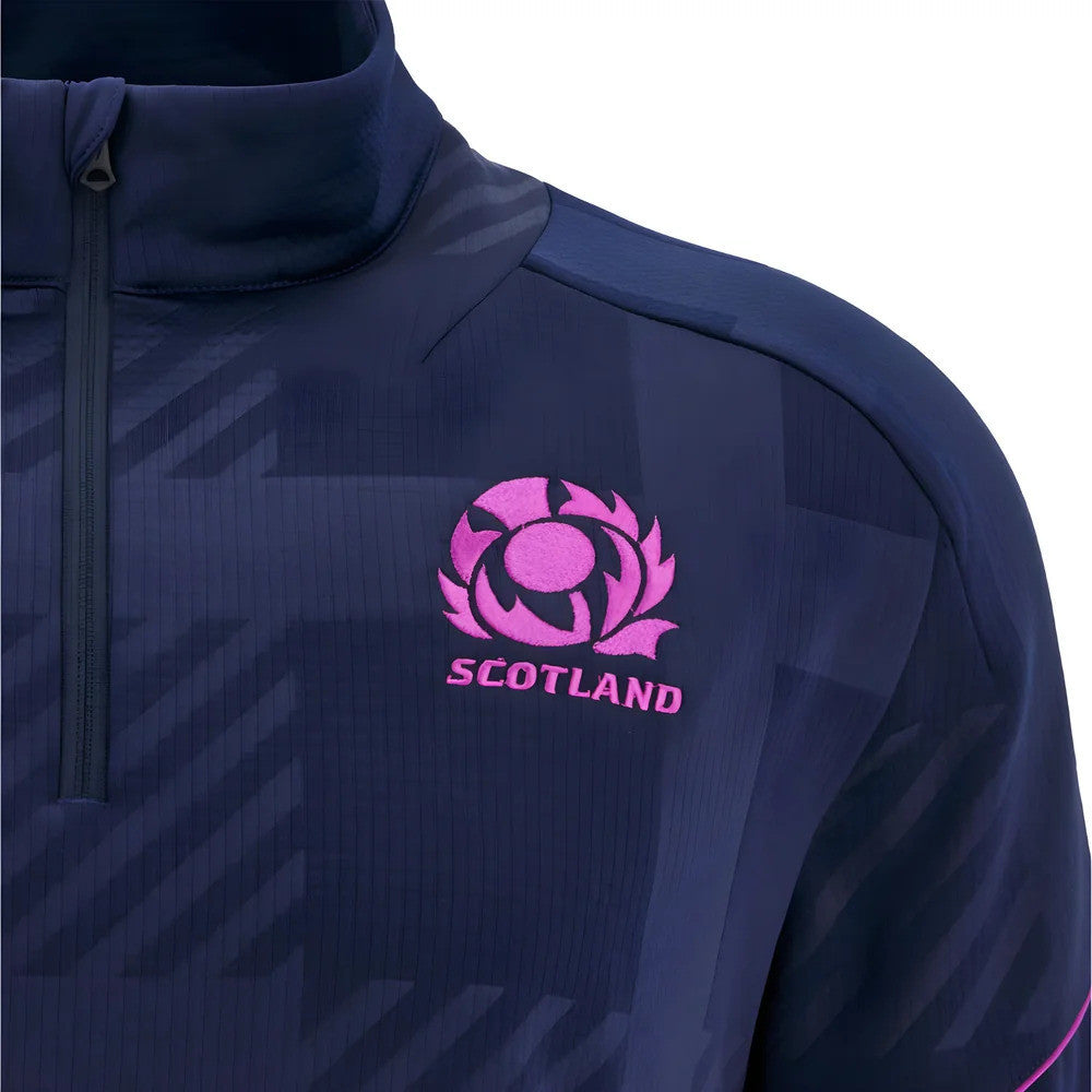 2025-2026 Scotland Rugby Travel Full Zip 3D Hoody (Navy)_1