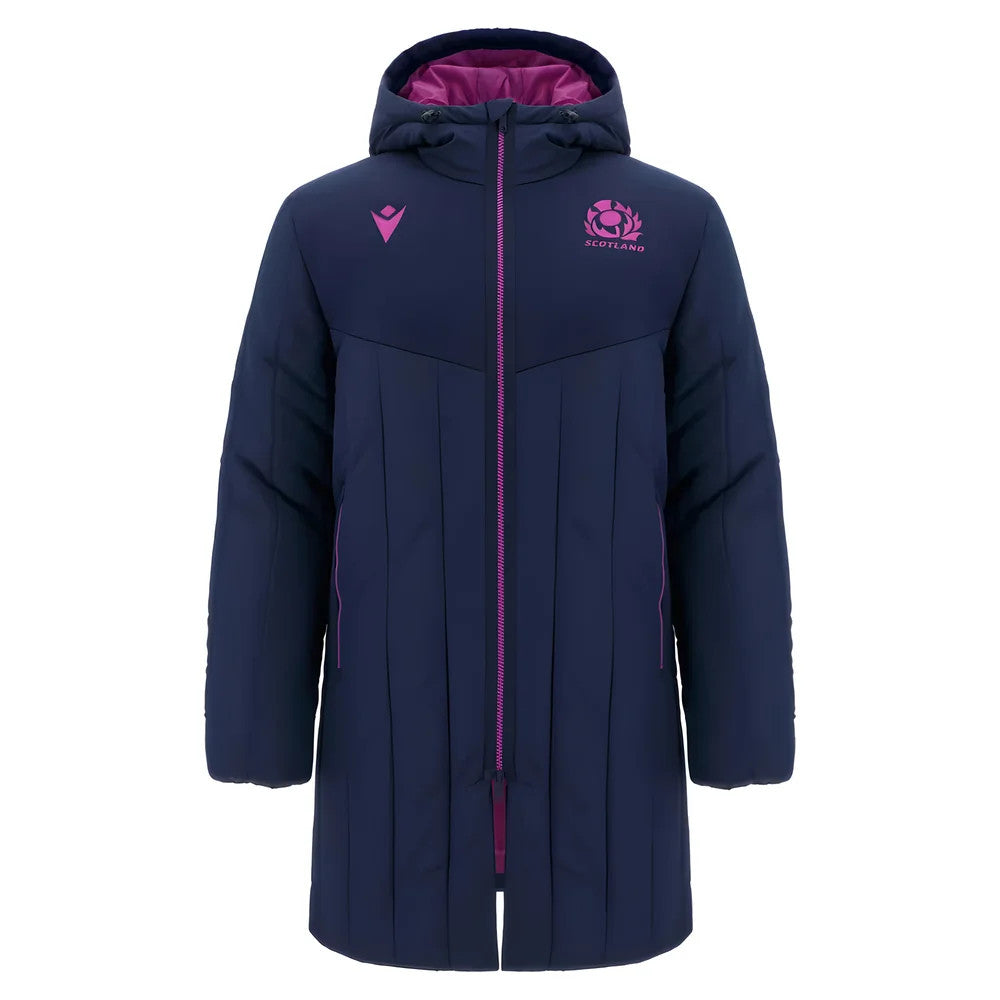 2025-2026 Scotland Rugby Parka Padded Jacket (Navy)_0