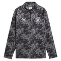2025-2026 Man City Warm Up 1/4 Zip Top (Black) - Kids_0