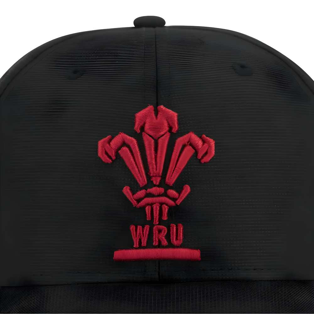 2025-2026 Wales WRU Custom Cap Curved Visor (Black)_1