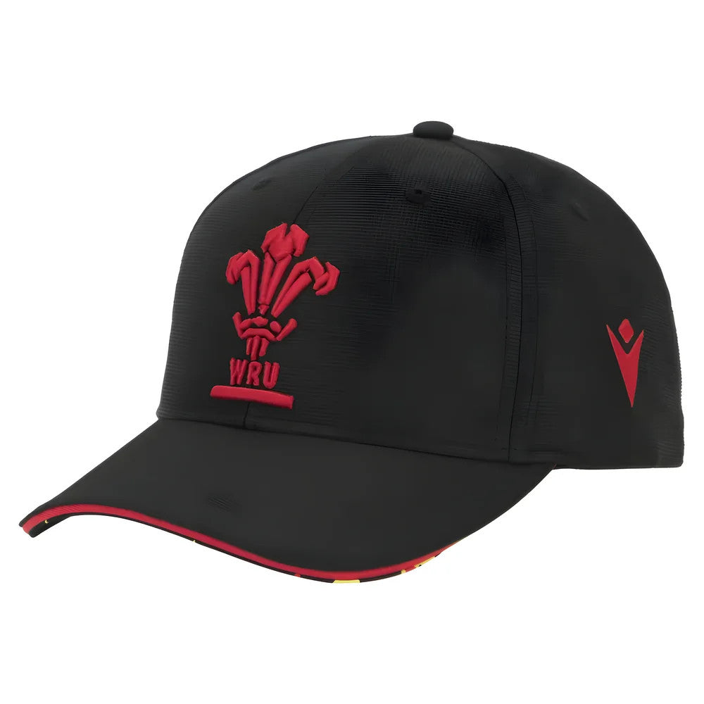 2025-2026 Wales WRU Custom Cap Curved Visor (Black)_0