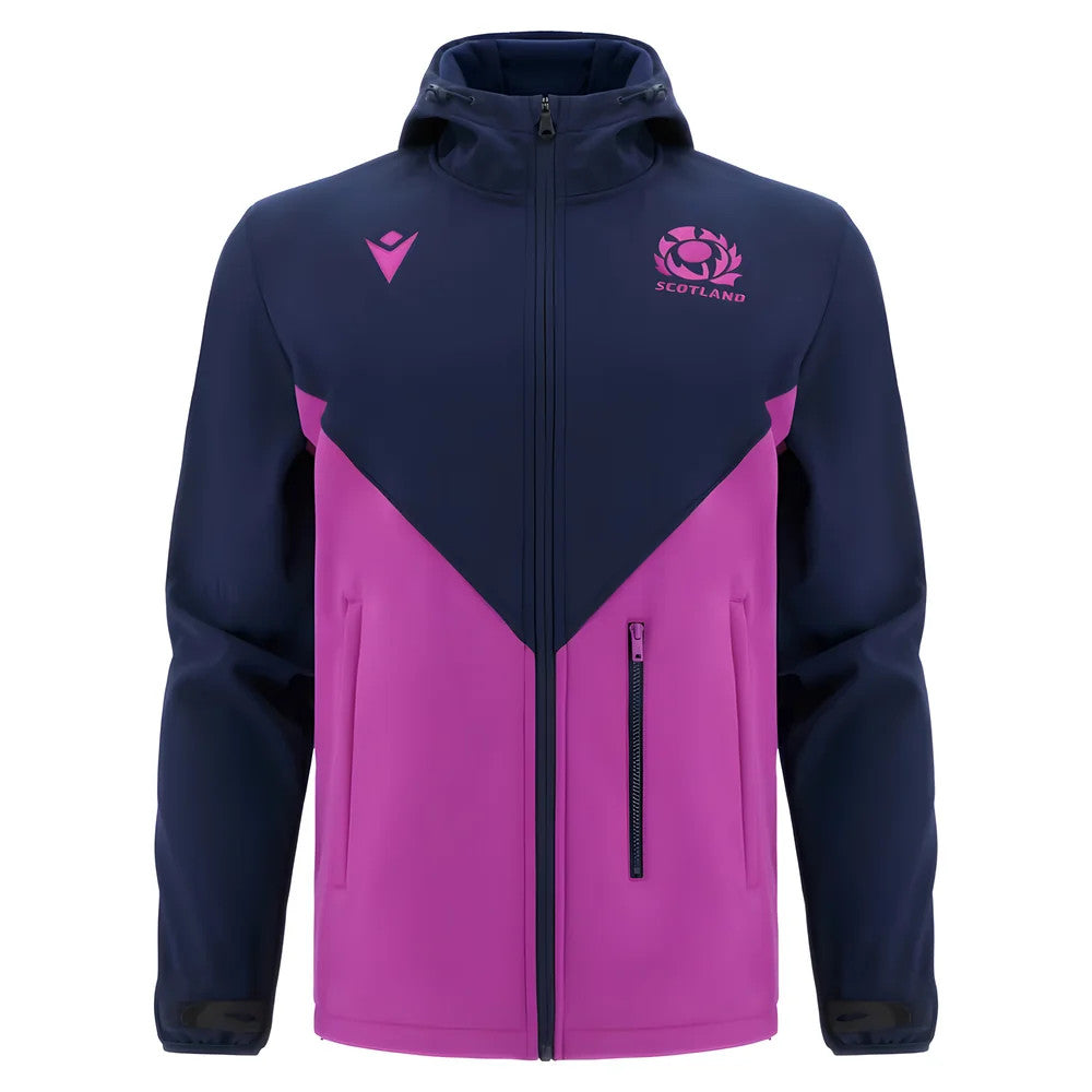 2025-2026 Scotland Rugby Softshell Jacket (Navy)_0