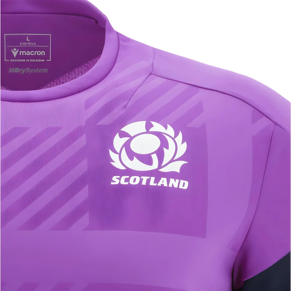 2025-2026 Scotland Rugby Training Poly Shirt (Purple)_1