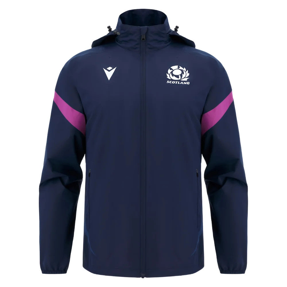 2025-2026 Scotland Rugby Rain Jacket (Navy) - Kids_0