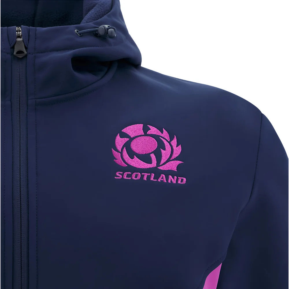 2025-2026 Scotland Rugby Softshell Jacket (Navy) - Kids_1