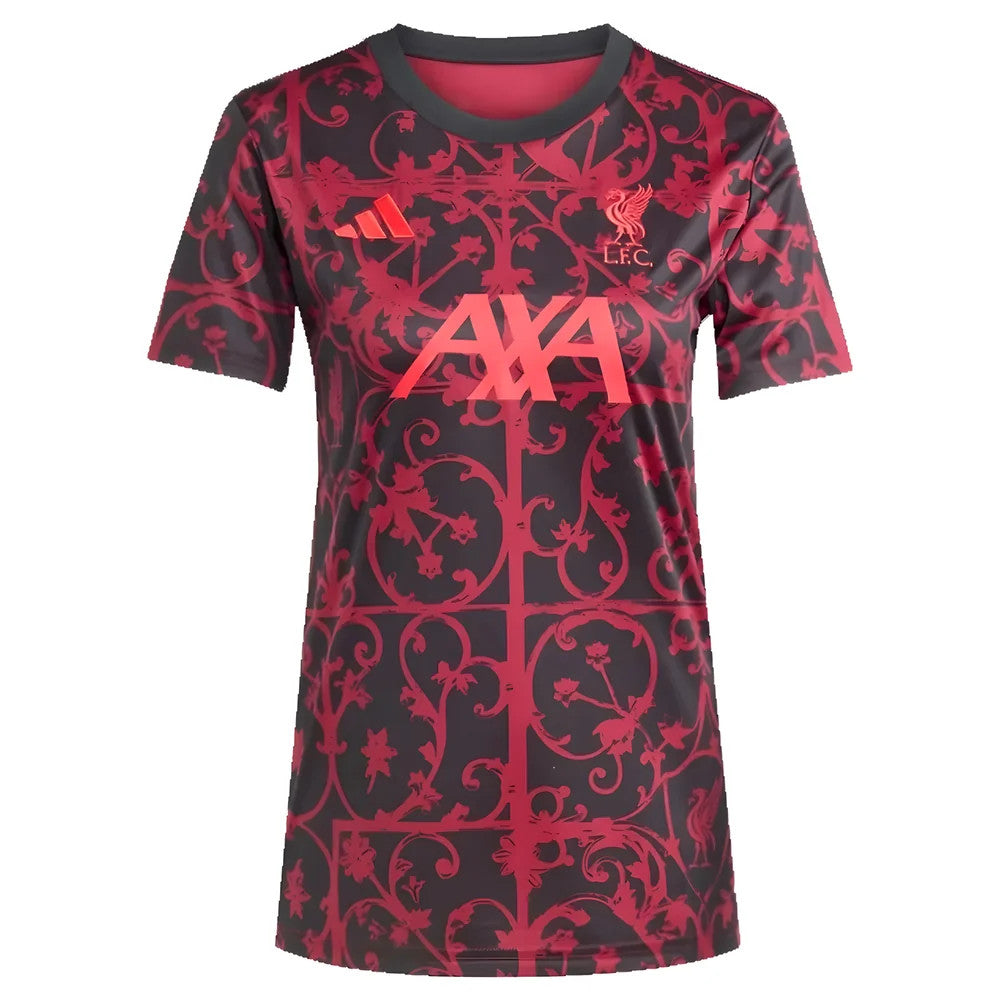 2025-2026 Liverpool Pre-Match Shirt (Black) - Womens_0