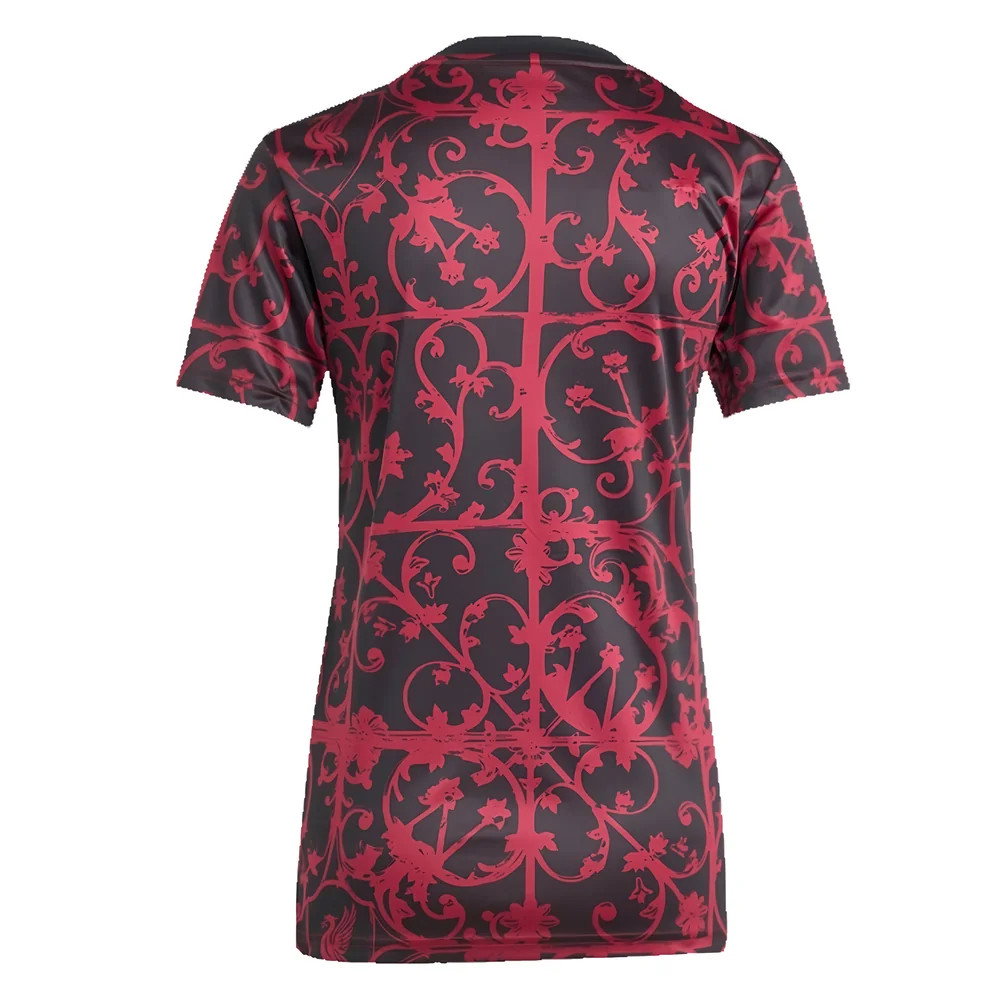 2025-2026 Liverpool Pre-Match Shirt (Black) - Womens (Frimpong 30)_3