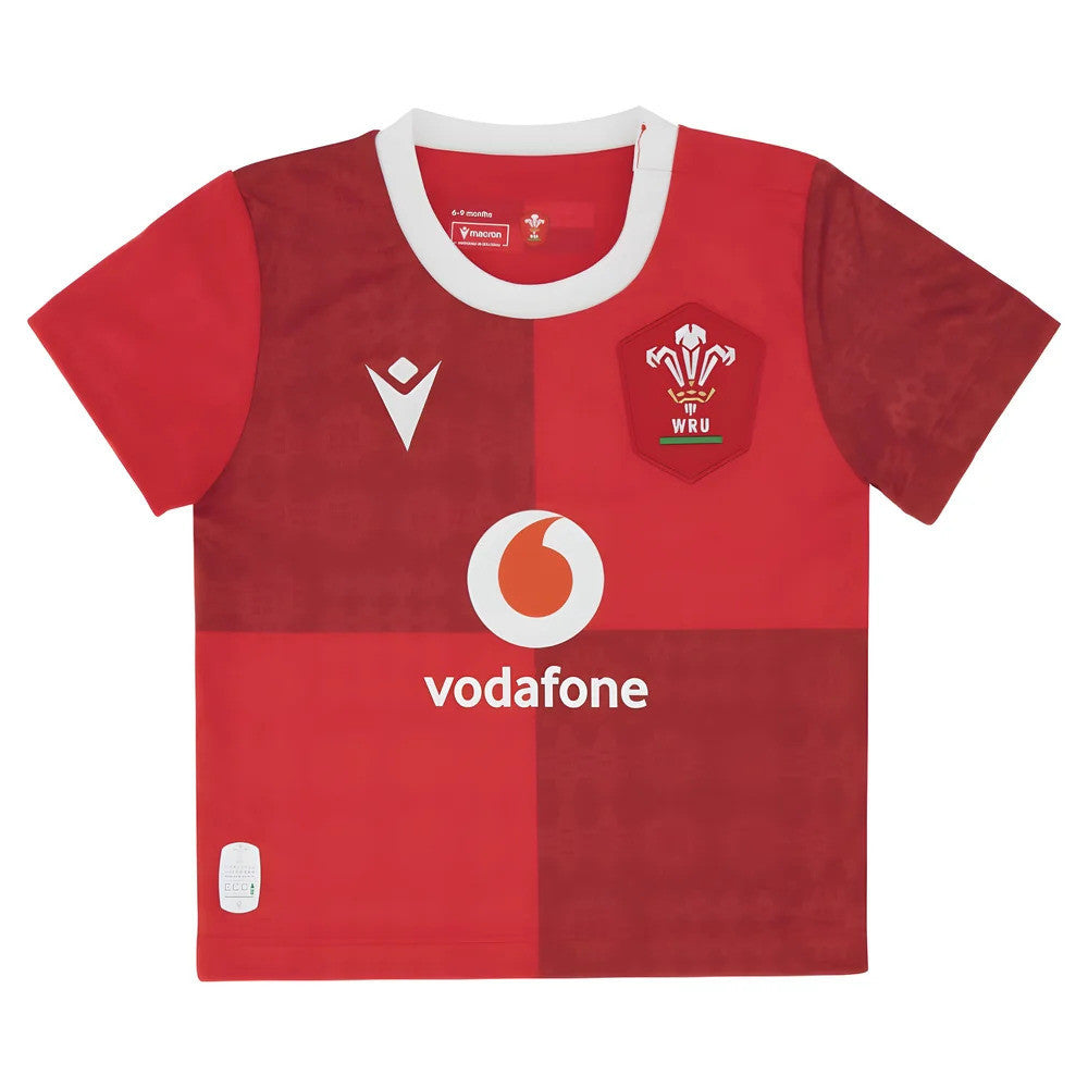 2025-2026 Wales WRU Home Baby Rugby Shirt_0