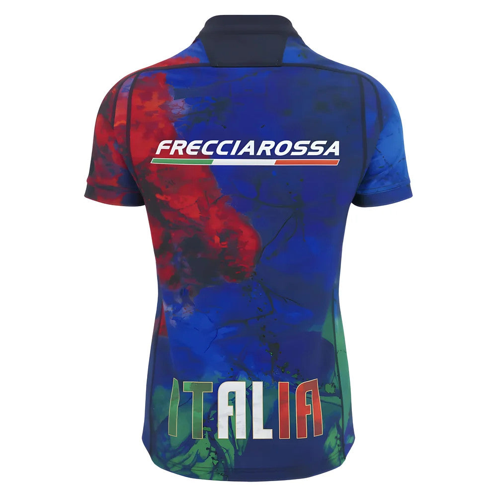 2025-2026 Italy FIR Rugby Training Jersey (Navy)_1