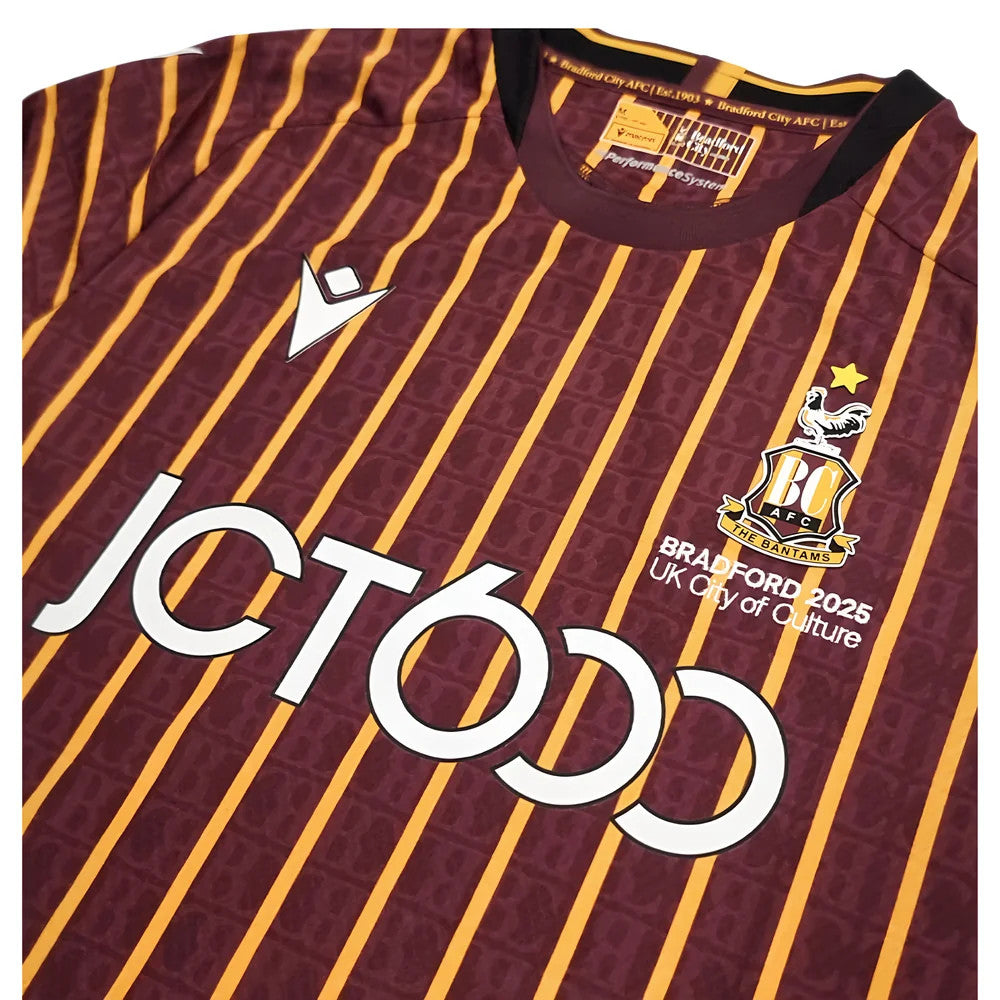 2025-2026 Bradford City Home Shirt Long Sleeve_2
