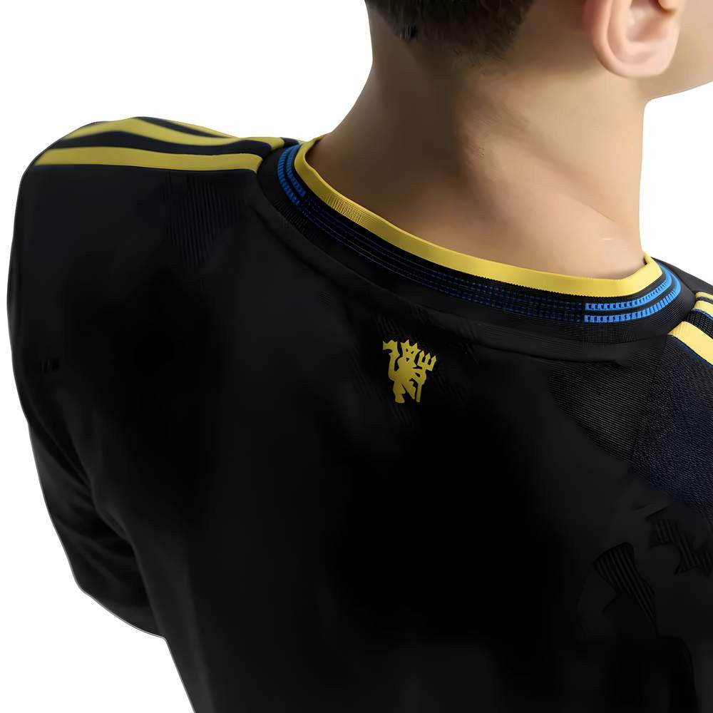 2025-2026 Man Utd Authentic Long Sleeve Third Shirt (Thomas 9)_5