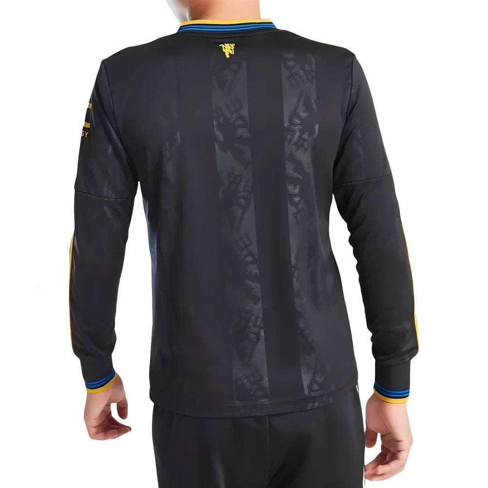 2025-2026 Man Utd Long Sleeve Third Shirt (Kids) (Keane 16)_4