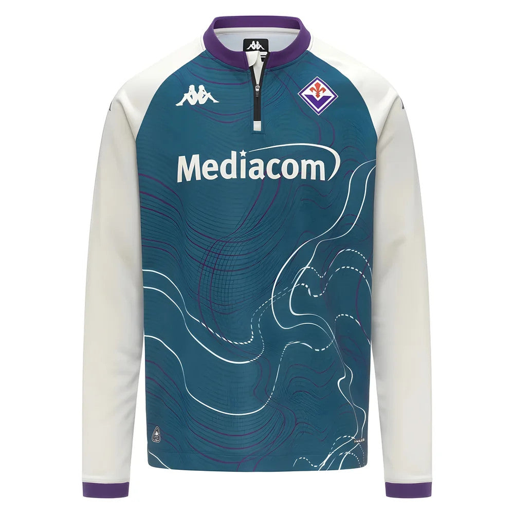 2025-2026 Fiorentina Pre Match Sweat Top (Turquoise)_0