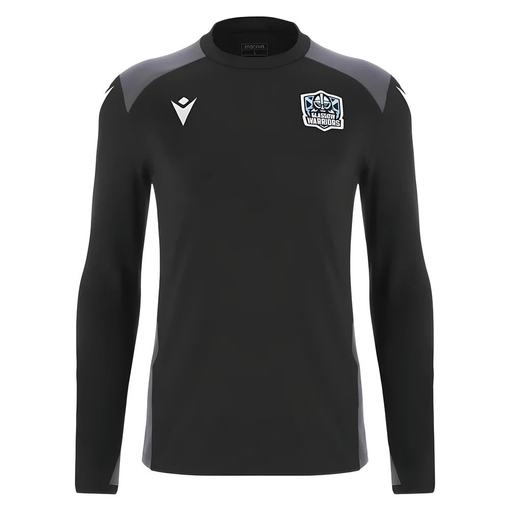 2025-2026 Glasgow Warriors Training Sweatshirt (Black)_0