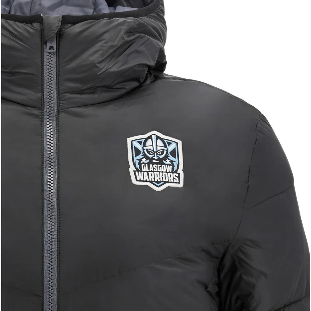 2025-2026 Glasgow Warriors Hooded Bomber Jacket (Black)_1