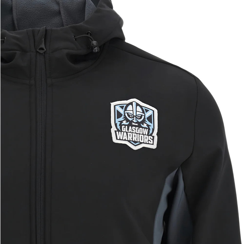 2025-2026 Glasgow Warriors Rugby Softshell (Black)_1