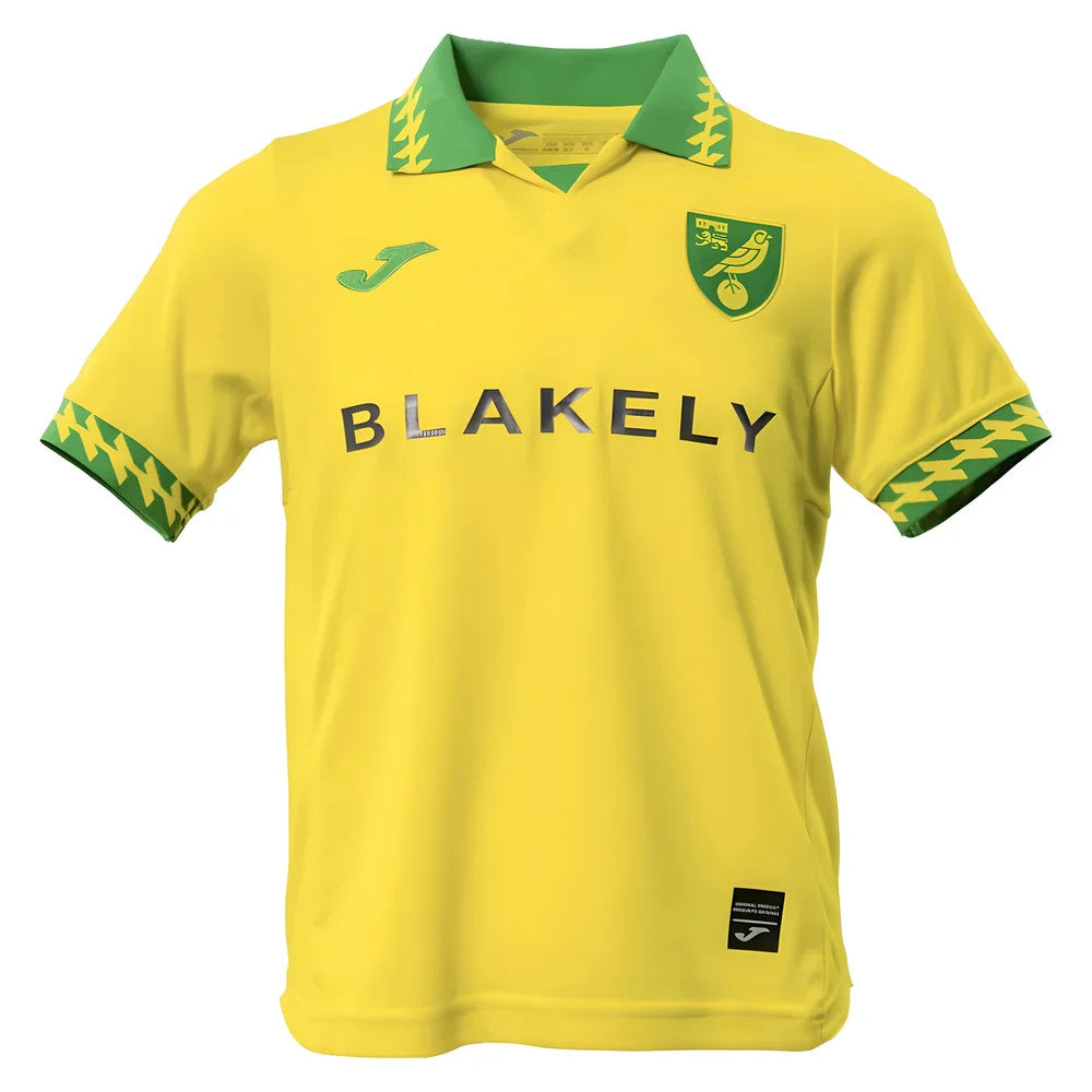 2025-2026 Norwich City Home Shirt - Kids_0