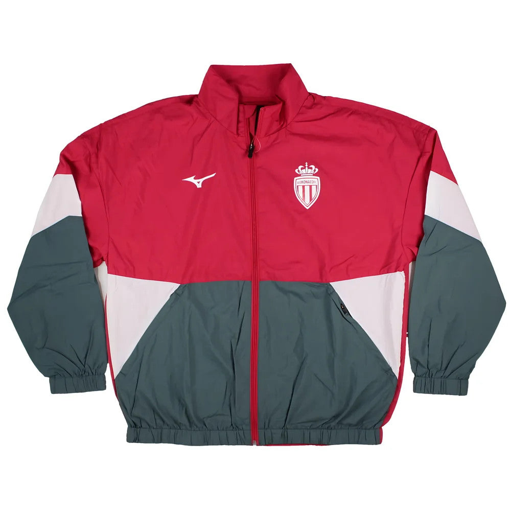 2025-2026 AS Monaco Retro Woven Jacket (Red)_0