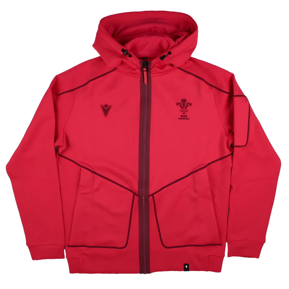 2025-2026 Wales WRU Ath Travel Tech Hoody (Red)_0