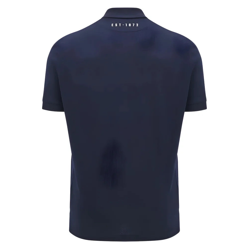 2025-2026 Edinburgh Rugby Travel Polo Shirt (Navy)_2