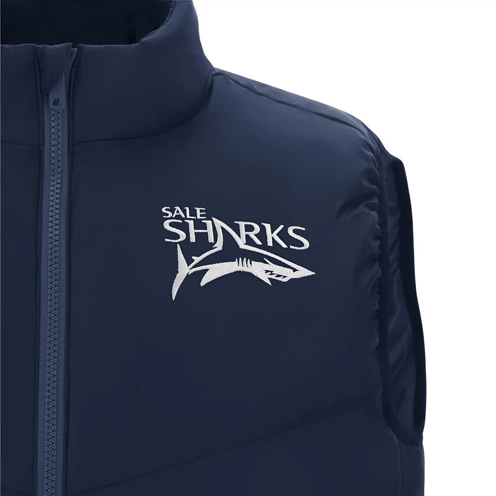 2025-2026 Sale Sharks Padded Gilet (Navy)_1