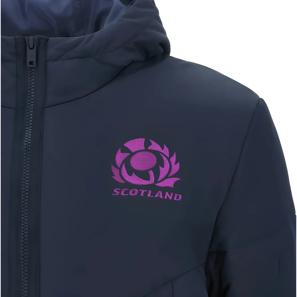 2025-2026 Scotland Rugby Long Bench Padded Jacket (Navy)_1