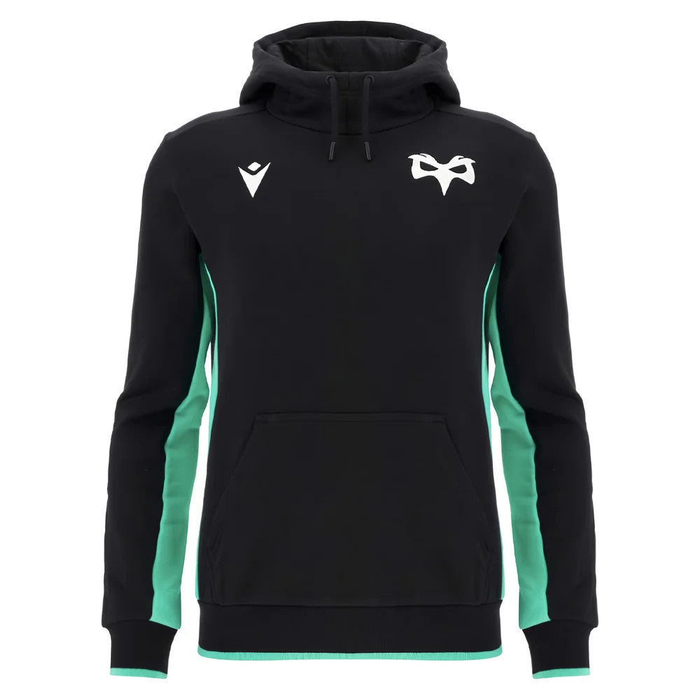 2025-2026 Ospreys Rugby Cotton Hooded Sweat (Black)_0