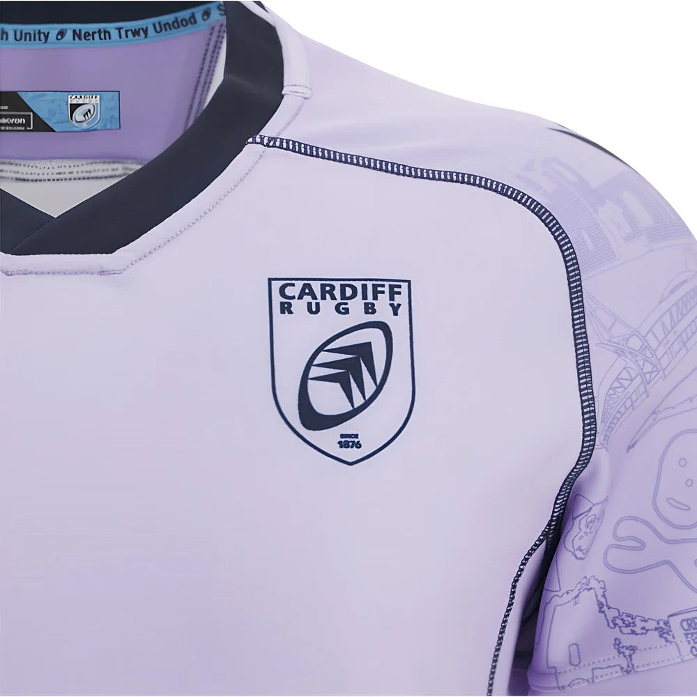 2025-2026 Cardiff Rugby Training Jersey (Lilac)_1