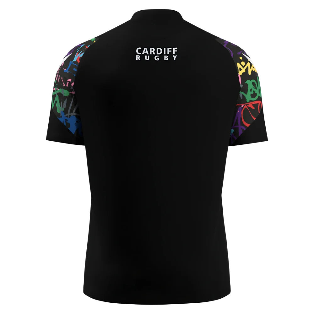 2025-2026 Cardiff Blues Rugby Training Tee (Black)_1