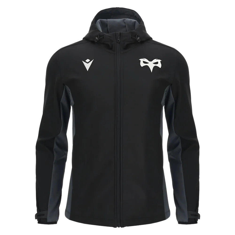 2025-2026 Ospreys Rugby Softshell Jacket (Black)_0