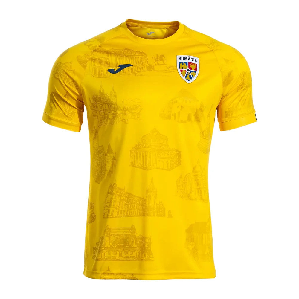 2025-2026 Romania Pre Match Shirt (Yellow)_0
