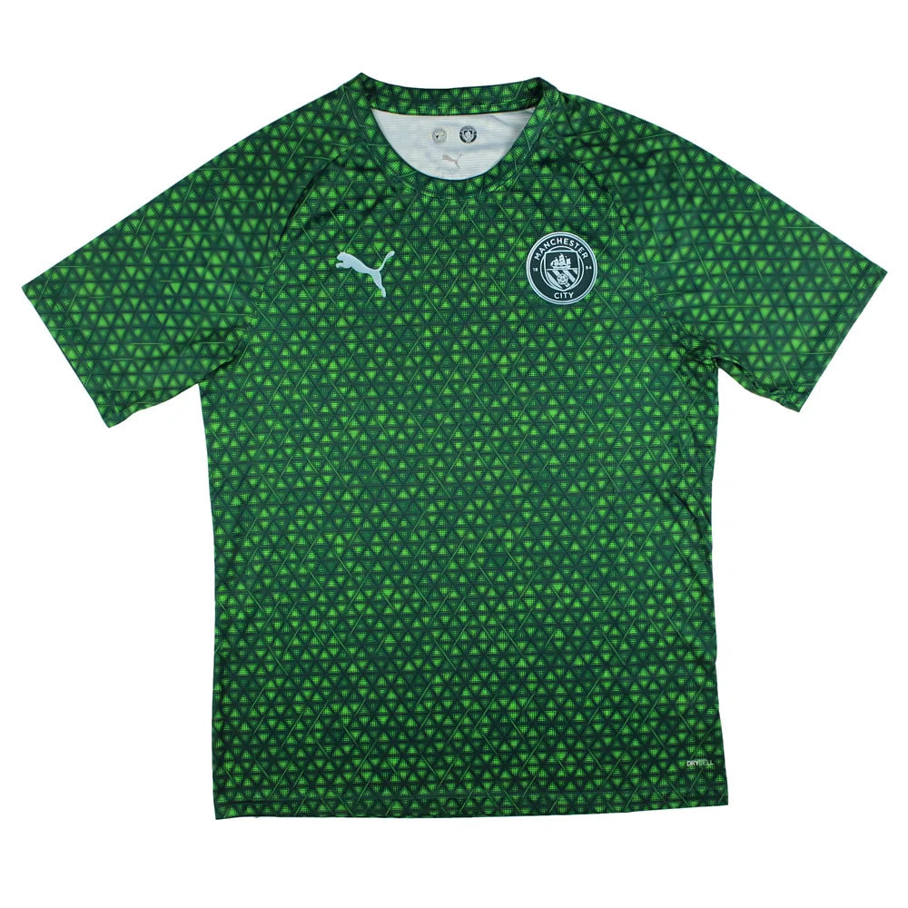 2025-2026 Man City Warm Up Jersey (Green Terrain)_0