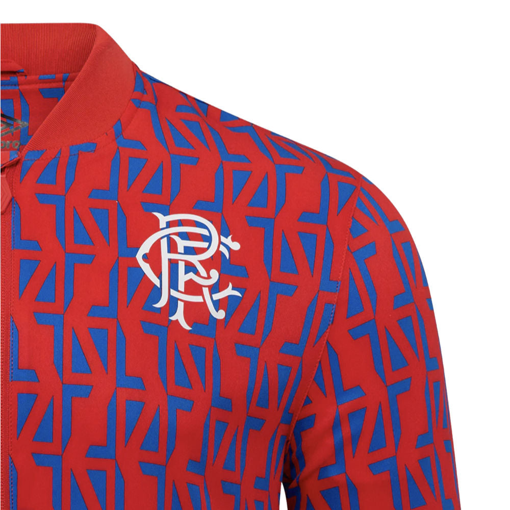 2025-2026 Rangers Away Pre Match Jacket (Red)_1