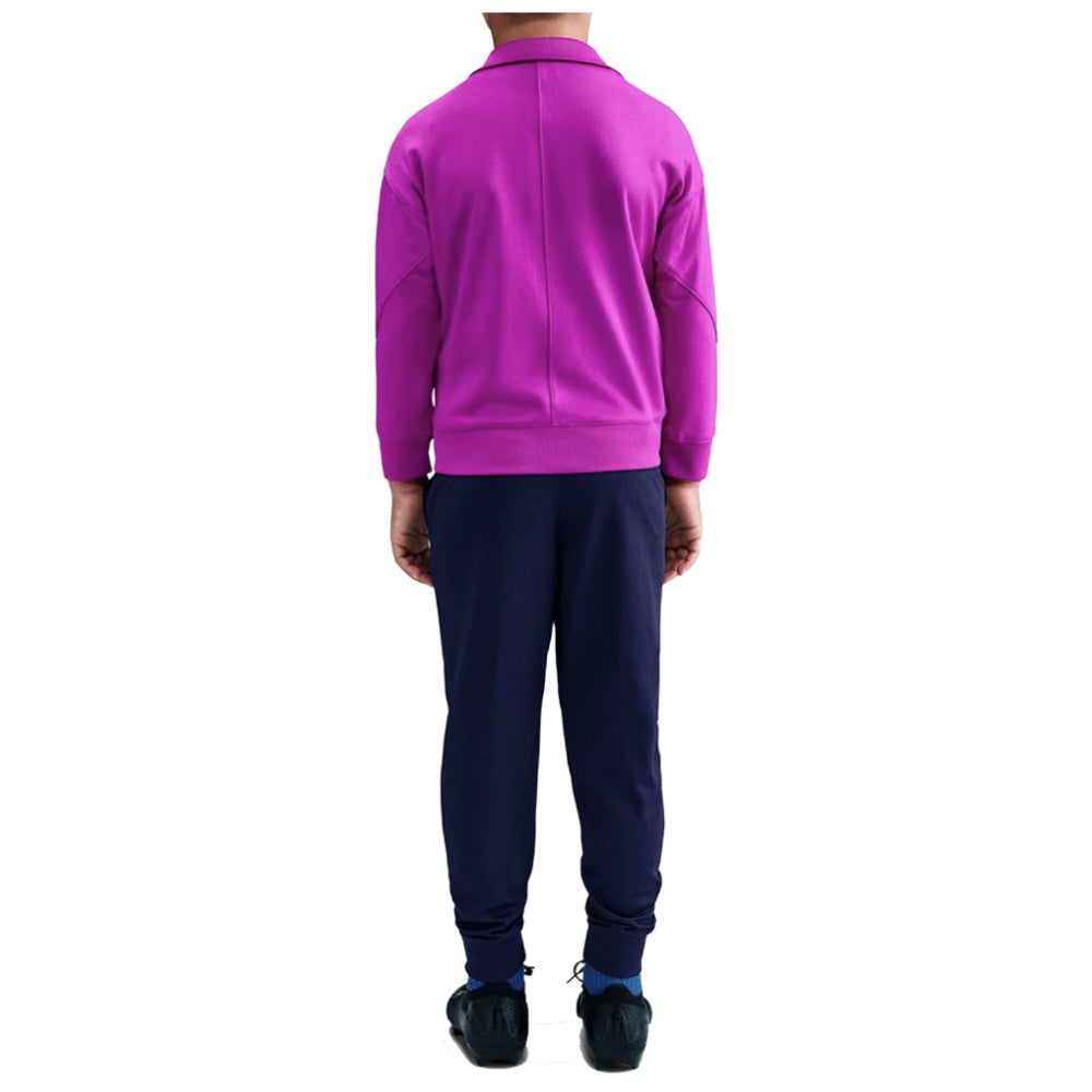 2025-2026 Barcelona Strike Dri-FIT Football Knit Tracksuit (Purple) - Little Kids_2