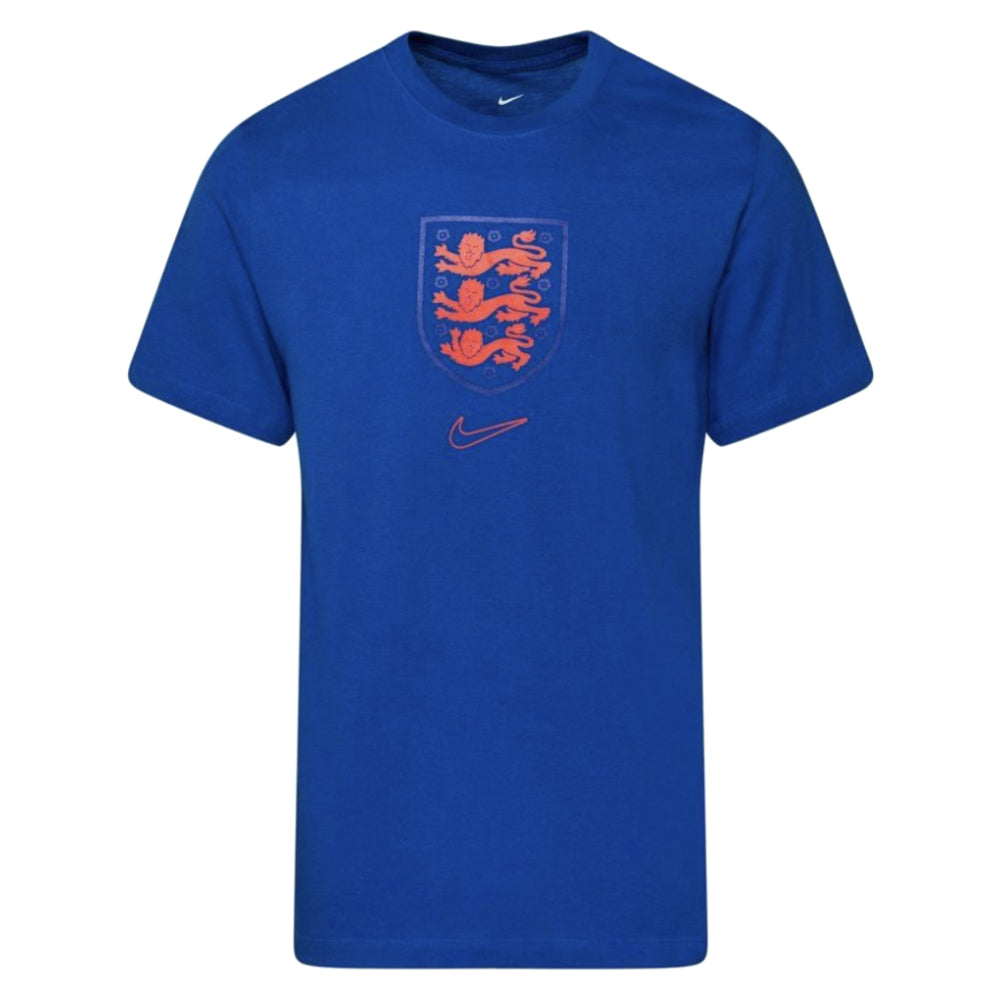2020-2021 England Evergreen Crest Tee (Sport Royal) - Kids_0